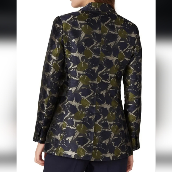 Derek Lam Collective Tulip Print Suit Jacket Sz 42 / US M - Picture 4 of 6
